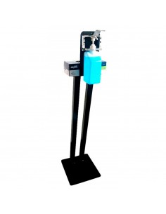 Distributeur à coude sur pied pour flacon avec pompe