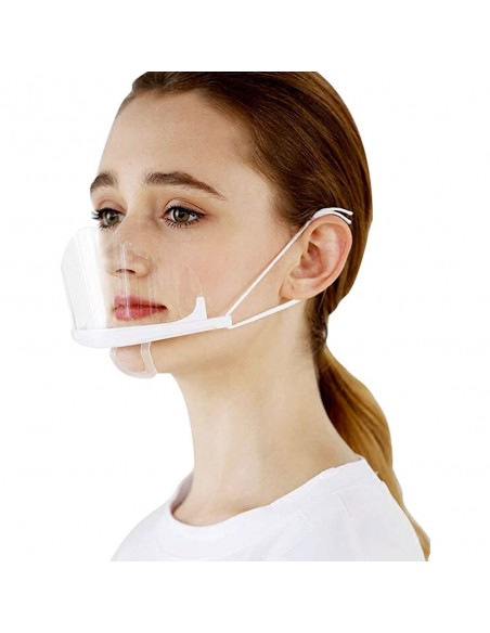 Visière de protection de bouche réutilisable