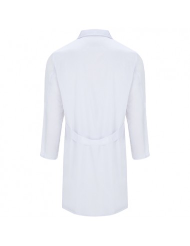 Blouse unisexe blanche à manches longues