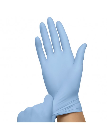 Gants Nitrile bleu non poudré / 200