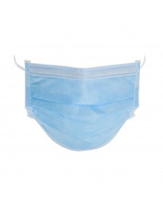 Masques chirurgicaux 3 plis Type IIR ENFANT Bleu - 50 pièces