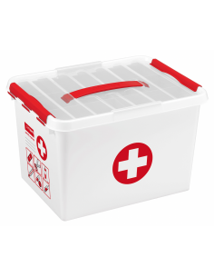 Q-LINE Secours 22 litres 40 X 30 X 26 CM + 1 Panier