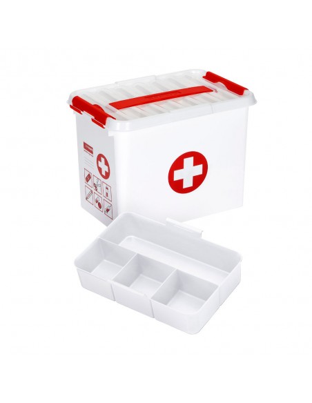 Q-LINE Secours 9 Litres 30X20X22 Cm + 1 Panier
