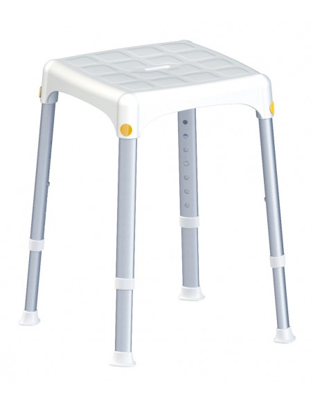 Tabouret de douche réglable PRIME carré 120 Kg