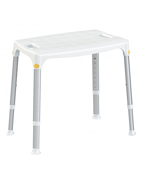 Tabouret de douche réglable PRIME rectangle 120 Kg