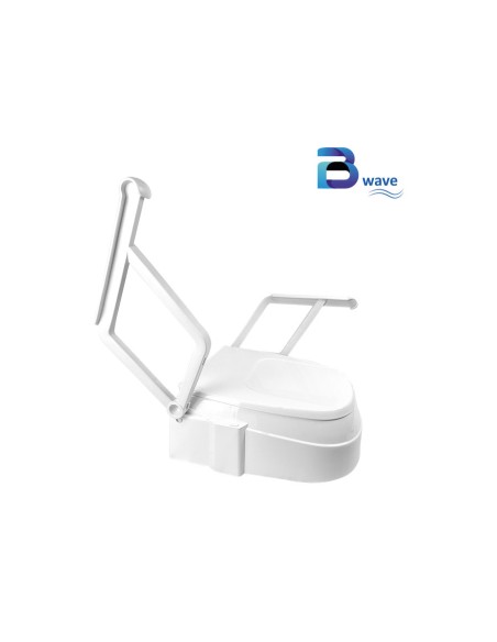 Rehausse WC avec accoudoirs escamotables Rehausse WC avec accoudoirs escamotables