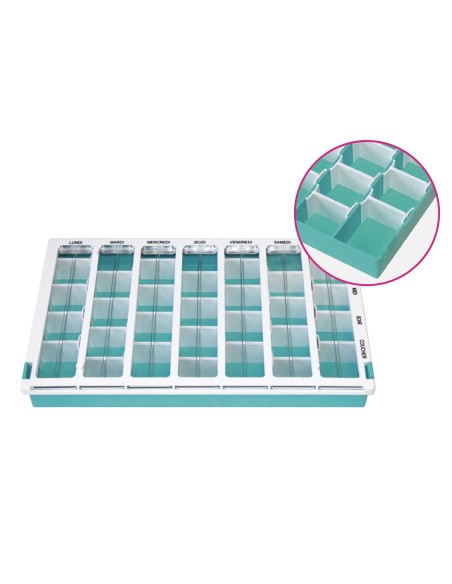 Pilulier praticdose réglable Pilulier praticdose réglable