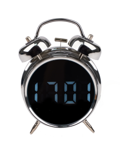 Réveil digital avec gros chiffres style rétro