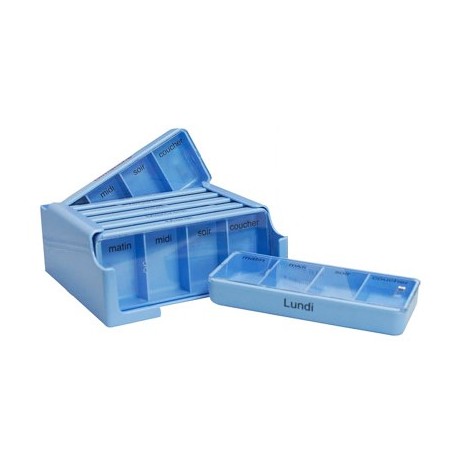 Pilulier hebdo tiroirs Medi 7  fr/nl