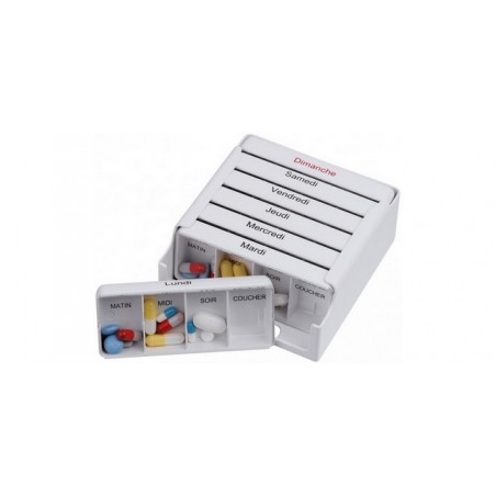 Pilulier hebdo tiroirs Medi 7  fr/nl