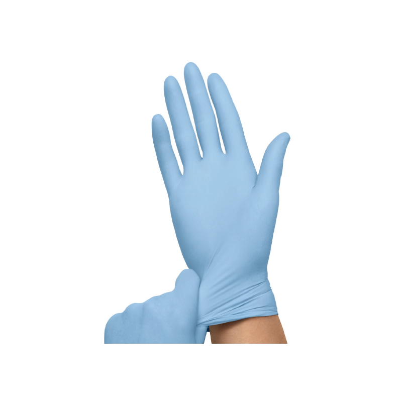 Gants Nitrile bleu non poudré