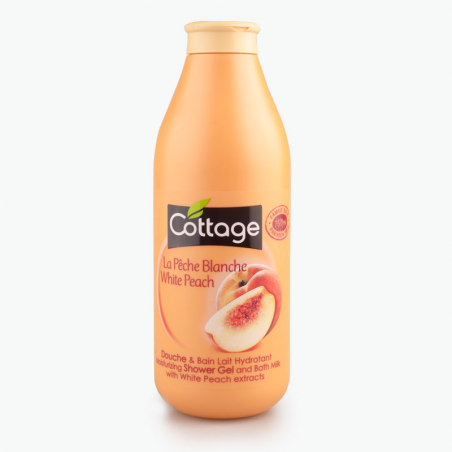 Grand COTTAGE douche pêche blanche 750ml